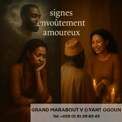 Signes visibles d'un envoûtement amoureux à reconnaître